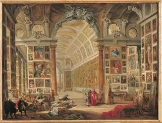 Die Galerie des Kardinals Silvio Valenti-Gonzaga in Rom, 1749